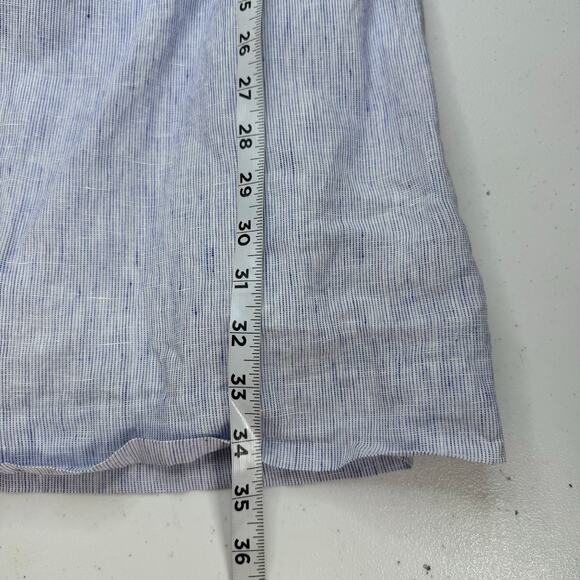 J. Crew Siesta Linen Striped Sheath Dress Women's 4 Embroidered Preppy Old Money - Picture 11 of 11